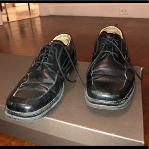 MENS black leather Bostonian dress shoes!